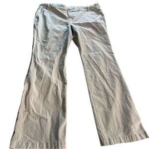 Old Navy Women's Boot Cut Pants Size 18 Khaki Stretch Cotton Casual Work